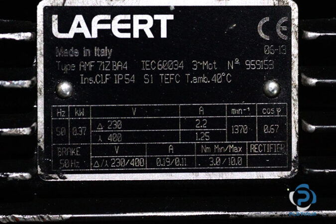 lafert-AMF71ZBA4-brake-motor-used-1