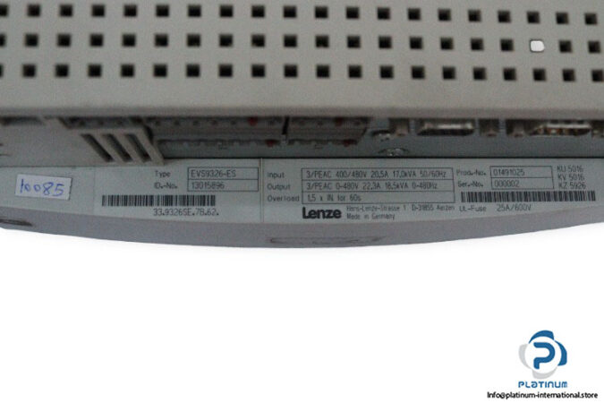 lenze-EVS9326-ES-servo-controller-(Used)-2