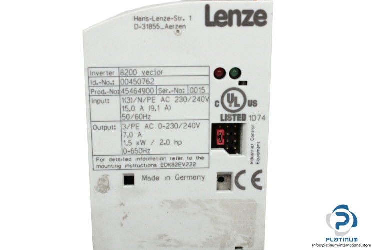 lenze-e82ev152-2b-frequency-inverter-used-1