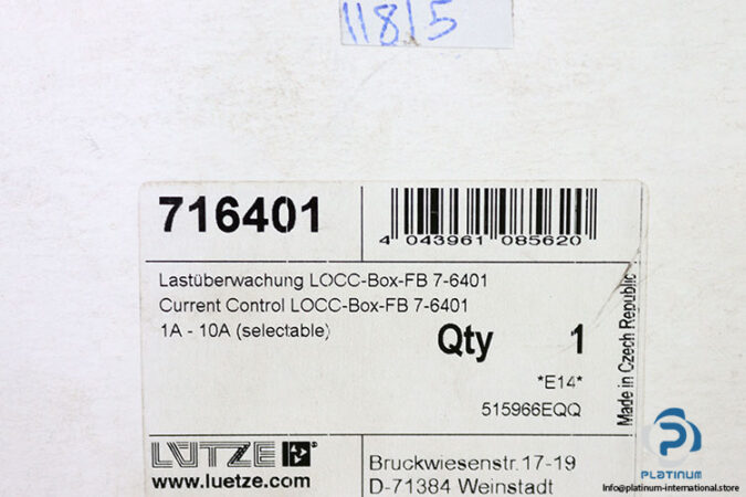 lutze-LOCC-Box-FB-7-6401-electronic-circuit-breaker-(New)-2