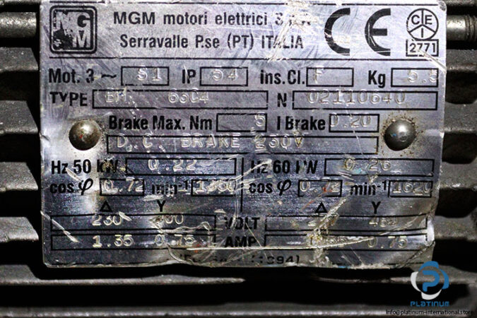 mgm-BM-63C4-brake-motor-used-2