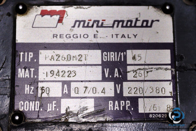 mini-motor-PA260M2T-gear-motor-(used)-1