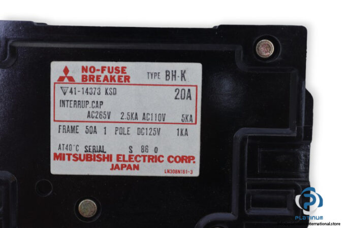 mitsubishi-BH-K-1P-molded-case-circuit-breaker-(New)-1