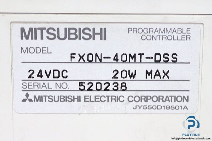 mitsubishi-FX0N-40MT-DSS-programmable-controller-(used)-2