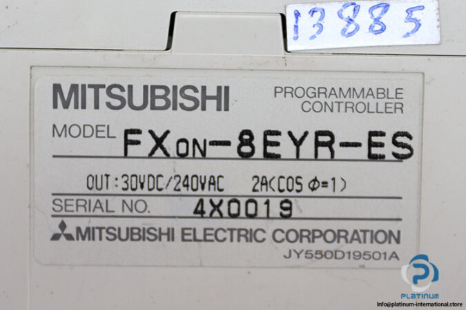 mitsubishi-FX0N-8EYR-ES-programmable-controller-(used)-2