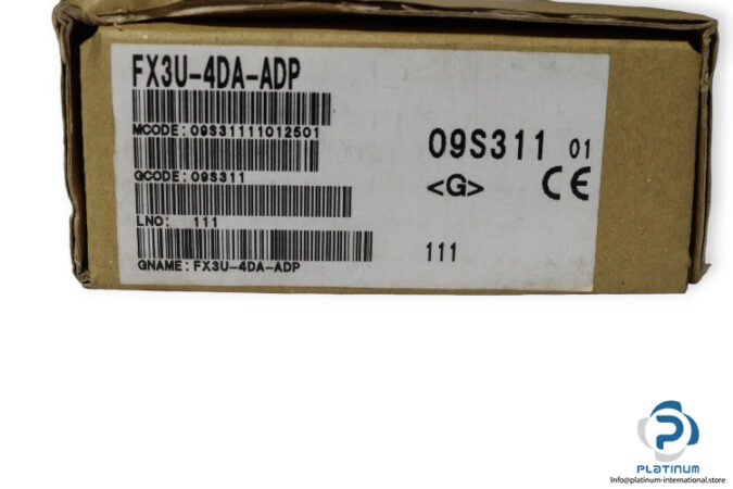 mitsubishi-FX3U-4DA-ADP-analog-output-module-(New)-4