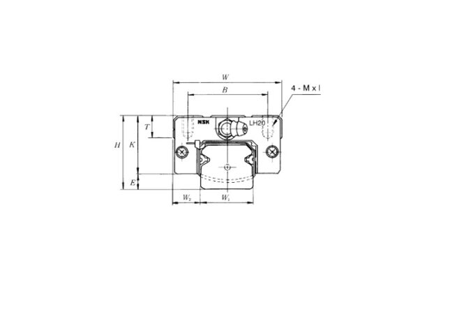 nsk-LAH20ANZ-linear-bearing-block-(used)-2