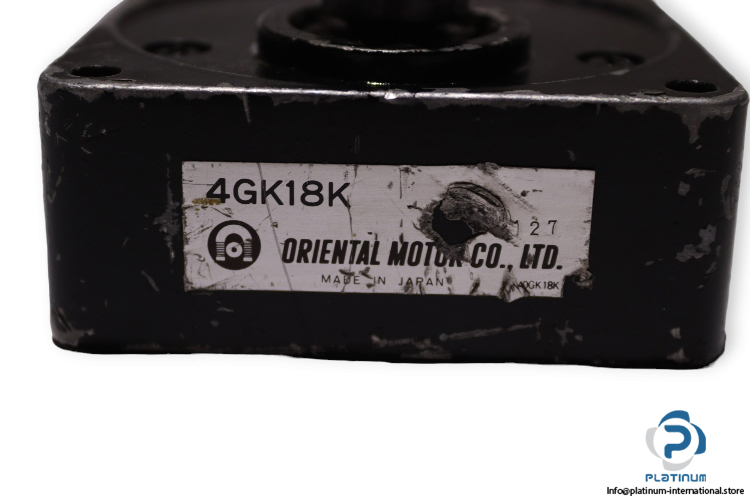 oriental-motor-4GK18K-gear-head-(used)-1