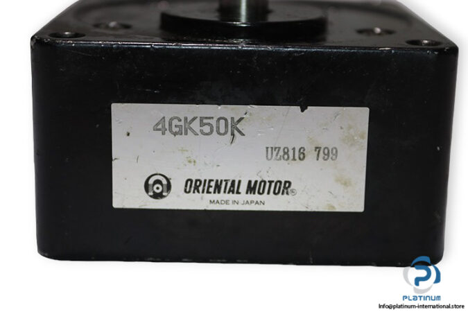 oriental-motor-4GK50K-gear-head-(used)-1