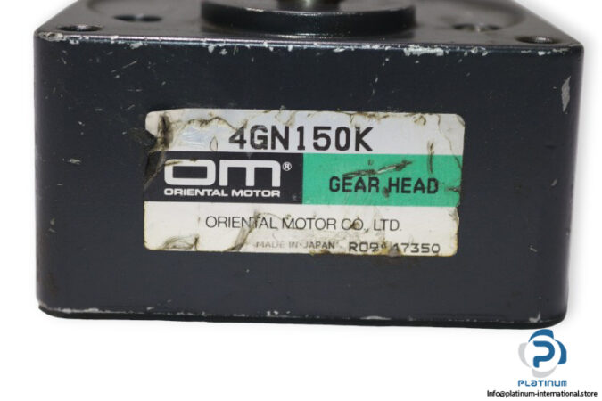 oriental-motor-4GN150K-gear-head-(used)-1