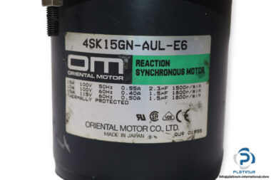 oriental-motor-4SK15GN-AUL-E6-synchronous-motor-4GN90K-(used)-1