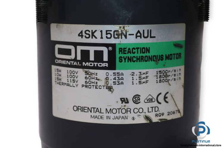 oriental-motor-4SK15GN-AUL-synchronous-motor-4GN90K-(used)-1