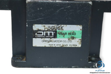 oriental-motor-5GU6K-gear-head-(used)-1