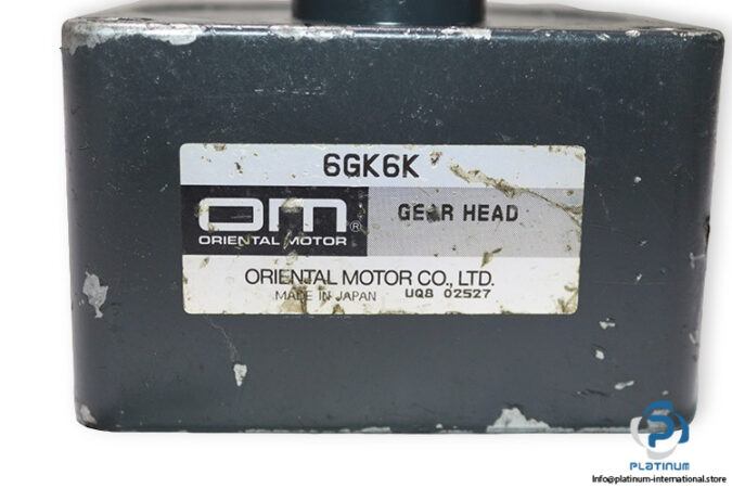 oriental-motor-6GK6K-gear-head-(used)-1