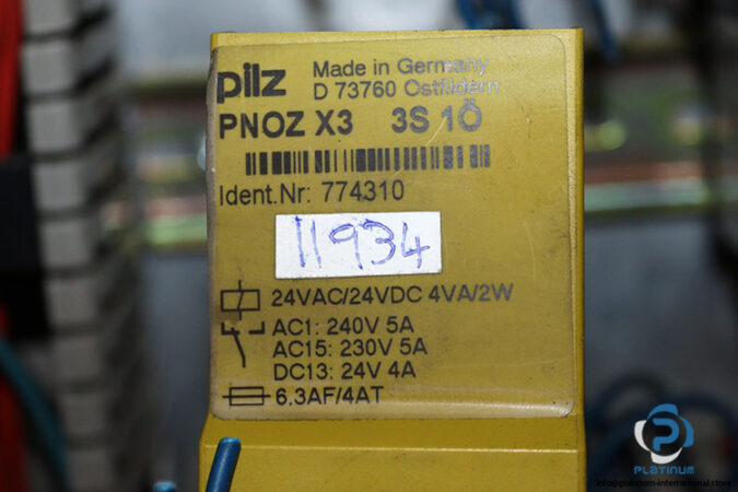 pilz-PNOZ-X3-3S-1O-safety-relay-(Used)-2