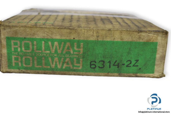 rollway-6314-2Z-deep-groove-ball-bearing-(new)-(carton)-1