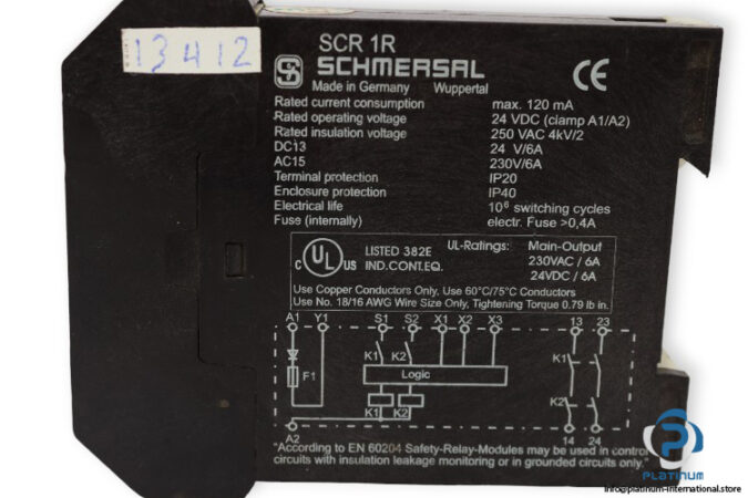 schmersal-SCR-1R-safety-monitoring-module-(Used)-2