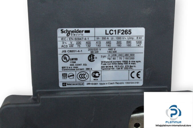 schneider-LC1F265-contactor-(new)-2