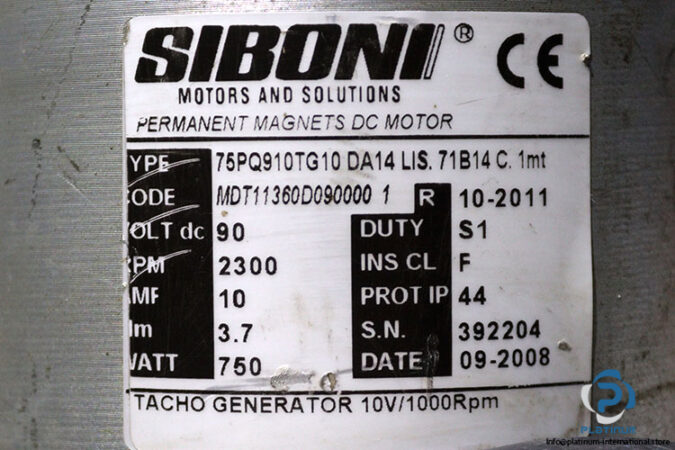 siboni-75PQ910TG10-DA14-LIS.71B14C.1MT-dc-motor-(used)-2