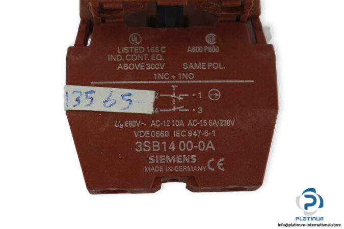 siemens-3SB14-00-0A-auxiliary-contact-block-(New)-1