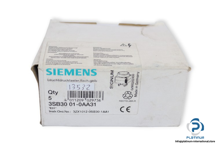 siemens-3SB30-01-0AA31-illuminated-pushbutton-(new)-1