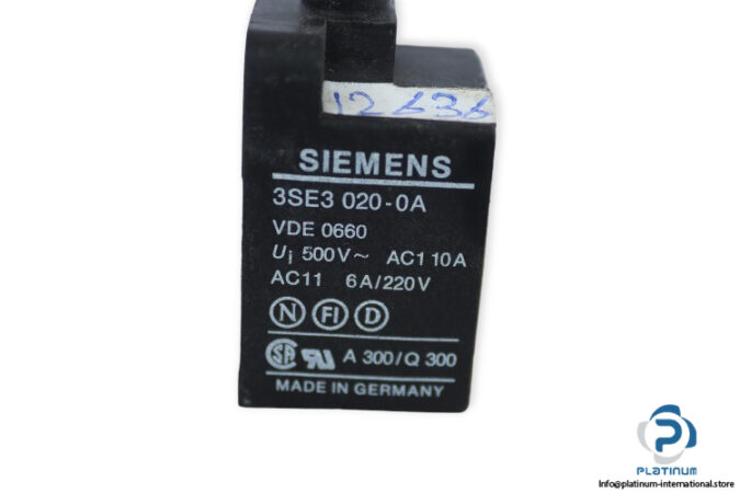 siemens-3SE3-020-0A-position-switch-(Used)-2