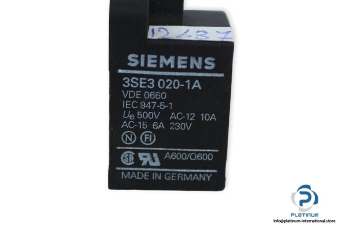 siemens-3SE3-020-1A-position-switch-(Used)-2