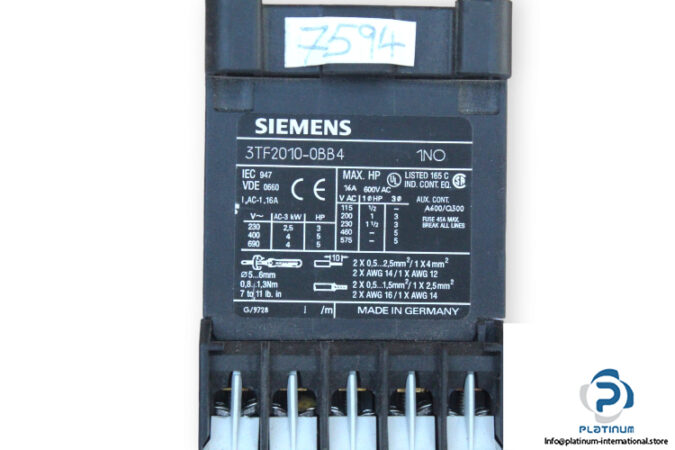 siemens-3TF2010-0BB4-contactor-(Used)-2