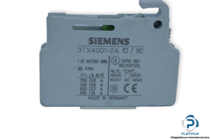 siemens-3TX4-001-2A-auxiliary-contact-block-(New)-3