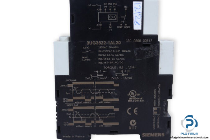 siemens-3UG3522-1AL20-monitoring-relay-(used)-2