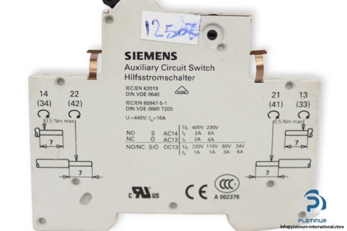 siemens-5ST3010-AS-auxiliary-circuit-switch-(used)-2