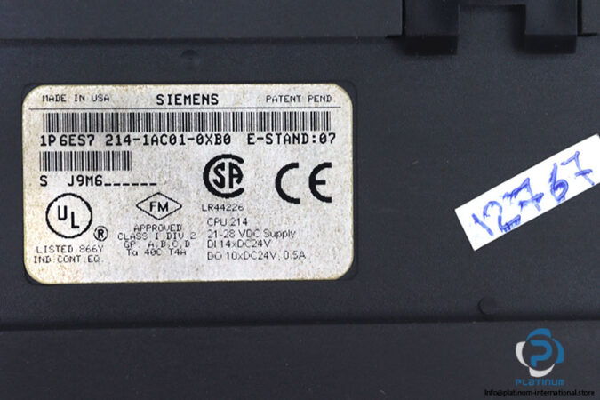 siemens-6ES7-214-1AC01-0XB0-compact-unit-(used)-3