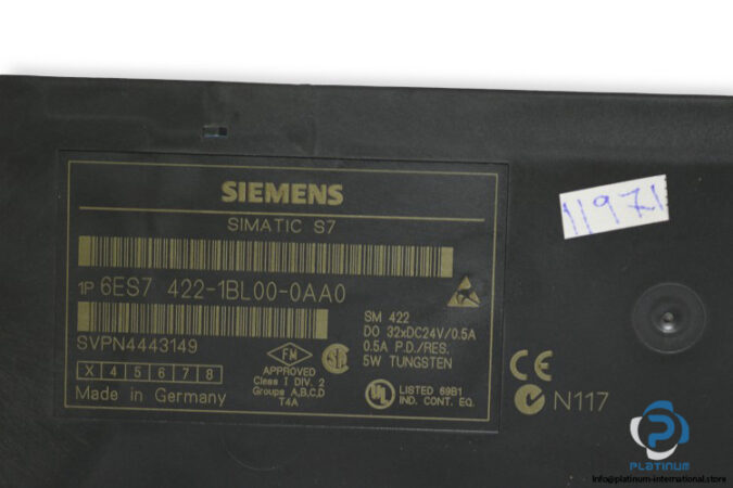 siemens-6ES7-422-1BL00-0AA0-digital-output-module-(Used)-2