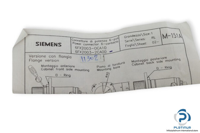 siemens-6FX2003-0CA10-power-connector-(New)-2