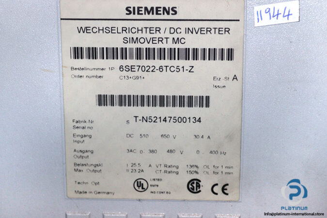 siemens-6SE7022-6TC51-Z-dc-inverter-(Used)-1