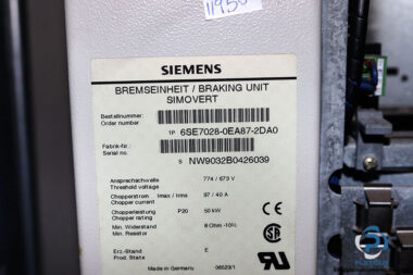 siemens-6SE7028-0EA87-2DA0-braking-unit-(Used)-1