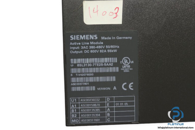 siemens-6SL3130-7TE25-5AA2-active-line-module-(used)-1