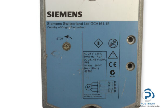 siemens-GCA161.1E-rotary-air-damper-actuator-(used)-3