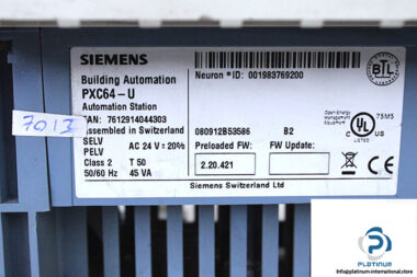 siemens-PXC64-U-automation-stations-modular-model-(used)