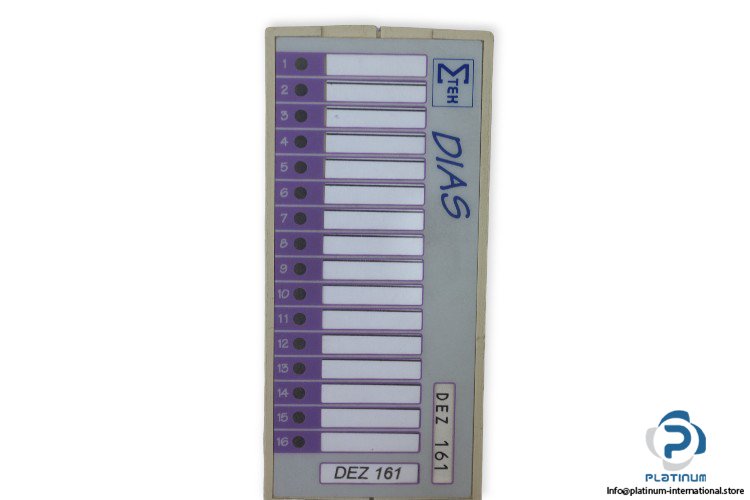 sigmatek-DEZ-161-digital-input_output-module-(Used)-1