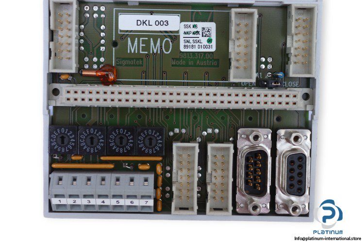 sigmatek-DKL-003-terminal-block-(Used)-1