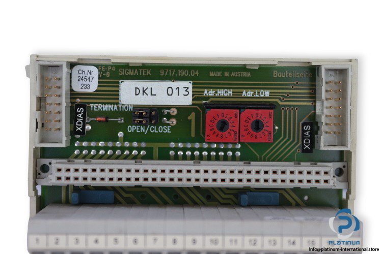 sigmatek-DKL-013-terminal-block-(Used)-1