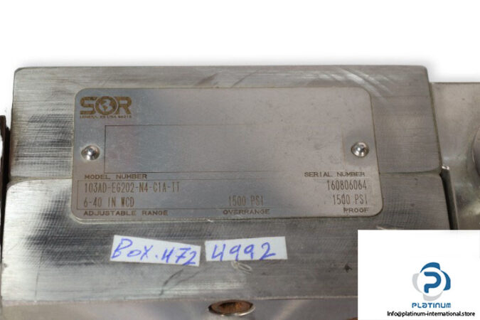 sor-103AD-EG502-N4-C1A-TT-differential-pressure-switch-used-3