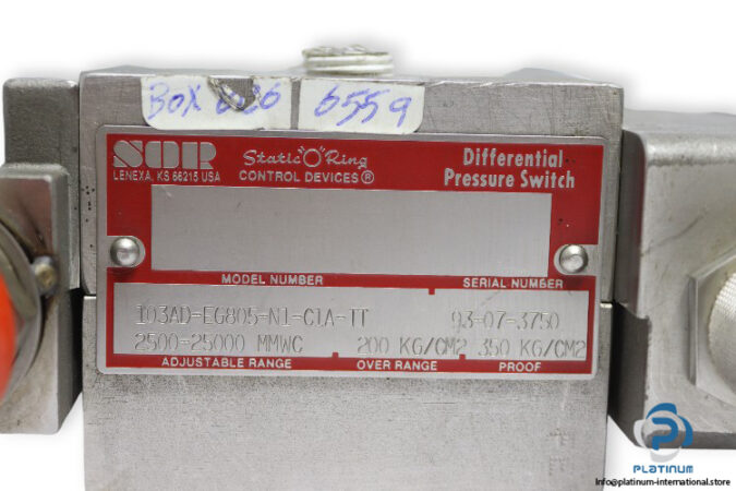 sor-103AD-EG805-N1-C1A-TT-differential-pressure-switch-(new)-2