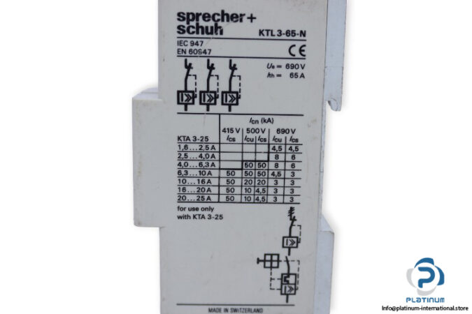 sprecher-schuh-KTL-3-65-N-contactor-(Used)-2