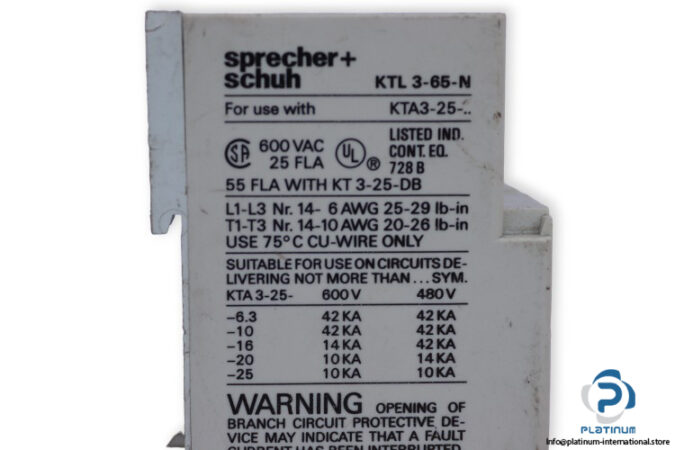 sprecher-schuh-KTL-3-65-N-contactor-(Used)-3