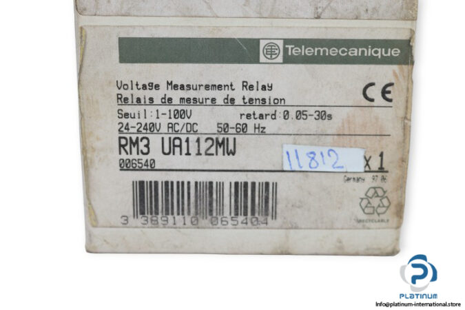 telemecanique-RM3-UA112MW-voltage-measurement-relay-(New)-3