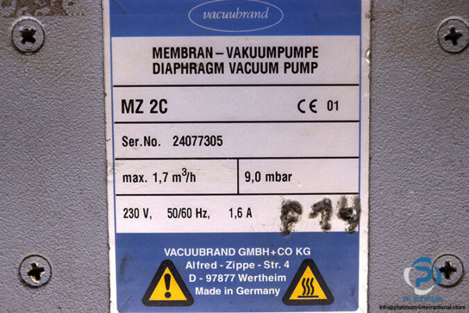 vacuubrand-MZ-2C-diaphragm-vacuum-pump-(used)-2