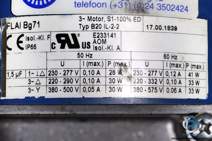 weg-WN71-6-EFF-1-brake-motor-used-2