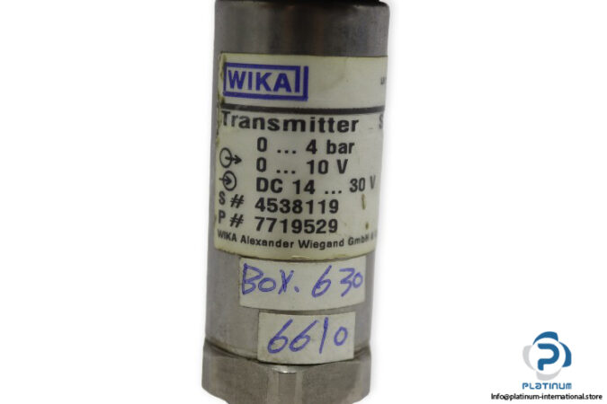 wika-S-10-7719529-pressure-transmitter-used-2